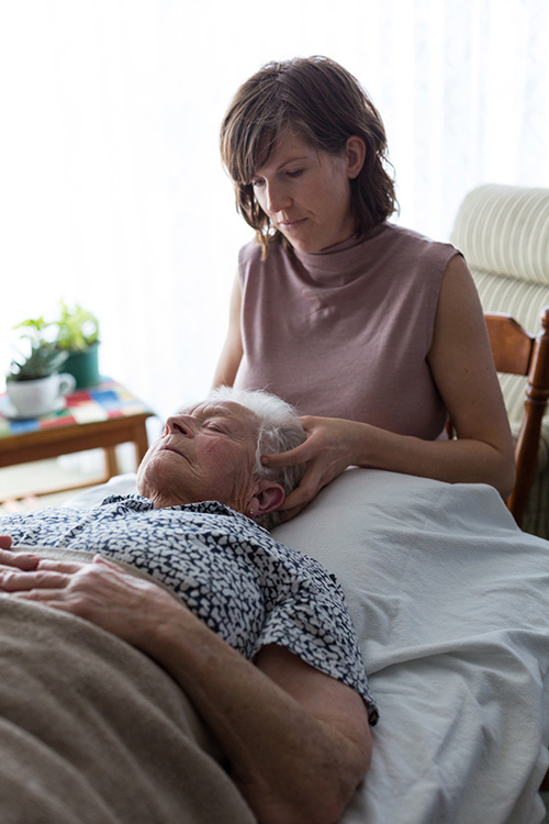 aged care massage at home